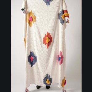 SOLD Anthropologie Dal Tufted Throw Blanket